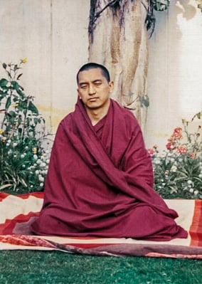 Rinpoche at Shantiniketan, 1979
