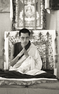 Rinpoche teaching, 1976