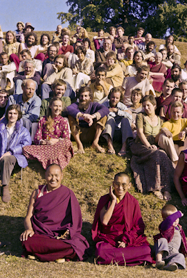 Group photo, Kopan, 1975