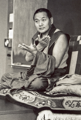 Lama teaching at UCSC, 1978