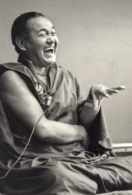 Lama teaching at UCSC, 1978