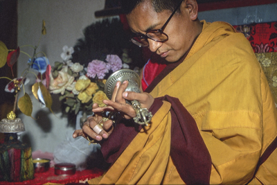 Rinpoche, Bodhgaya, 1982