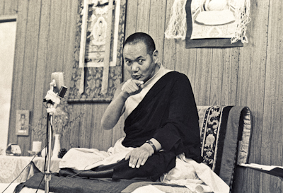 Lama Yeshe, Lake Arrowhead, 1975