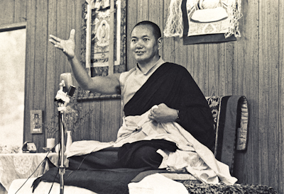 Lama Yeshe, Lake Arrowhead, 1975