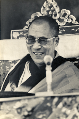 H.H. Dalai Lama, Bodhgaya, 1974