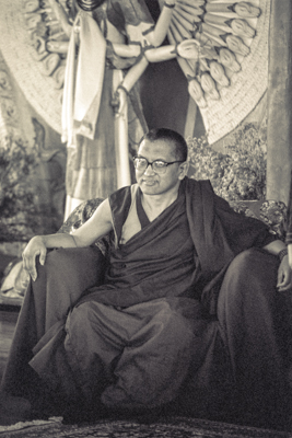 Rinpoche at CIN 1991