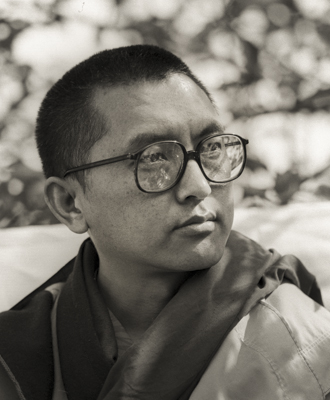 Rinpoche at Manjushri London, 1983
