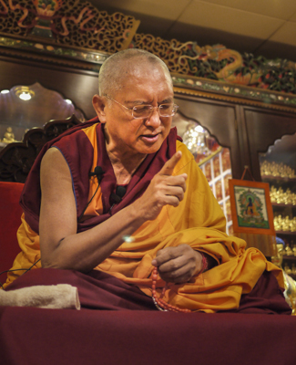 Rinpoche in Singapore, 2010