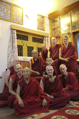 Rinpoche at Sera Je 2013-2014