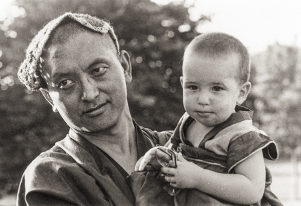 Rinpoche and Osel, 1986