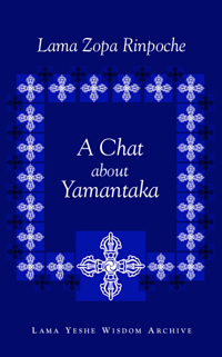 Book cover of A Teaching on Yamantaka, by Lama Zopa Rinpoche.