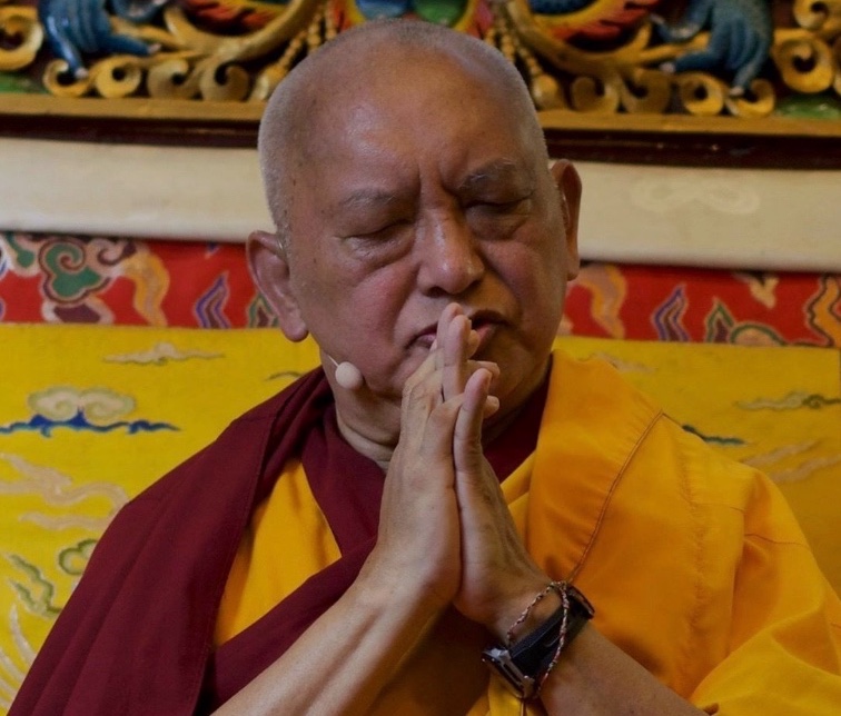 Title image for the multimedia presentation “Making Requests to the Gurus” featuring Lama Zopa Rinpoche.