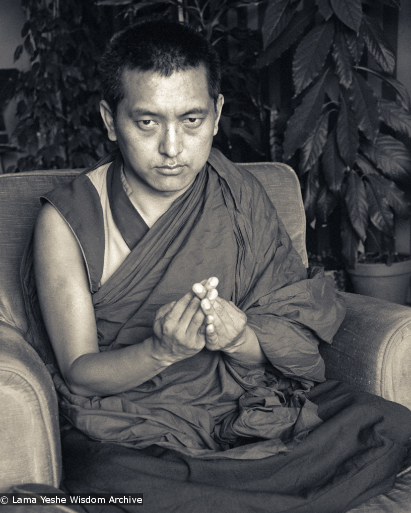 Lama Zopa portrait, 1983