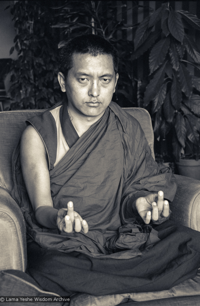 Lama Zopa portrait, 1983