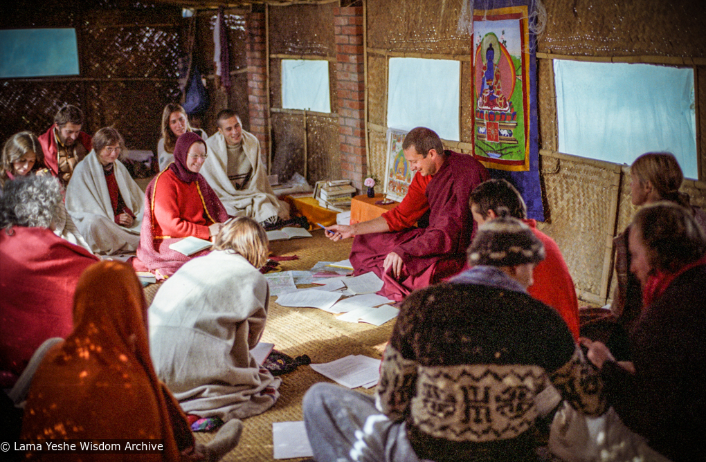 Tibetan medicine course with Gyatso, Kopan, 1980