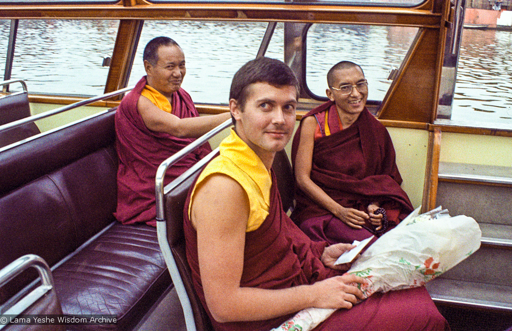 Lama, Marcel and Rinpoche, 1979