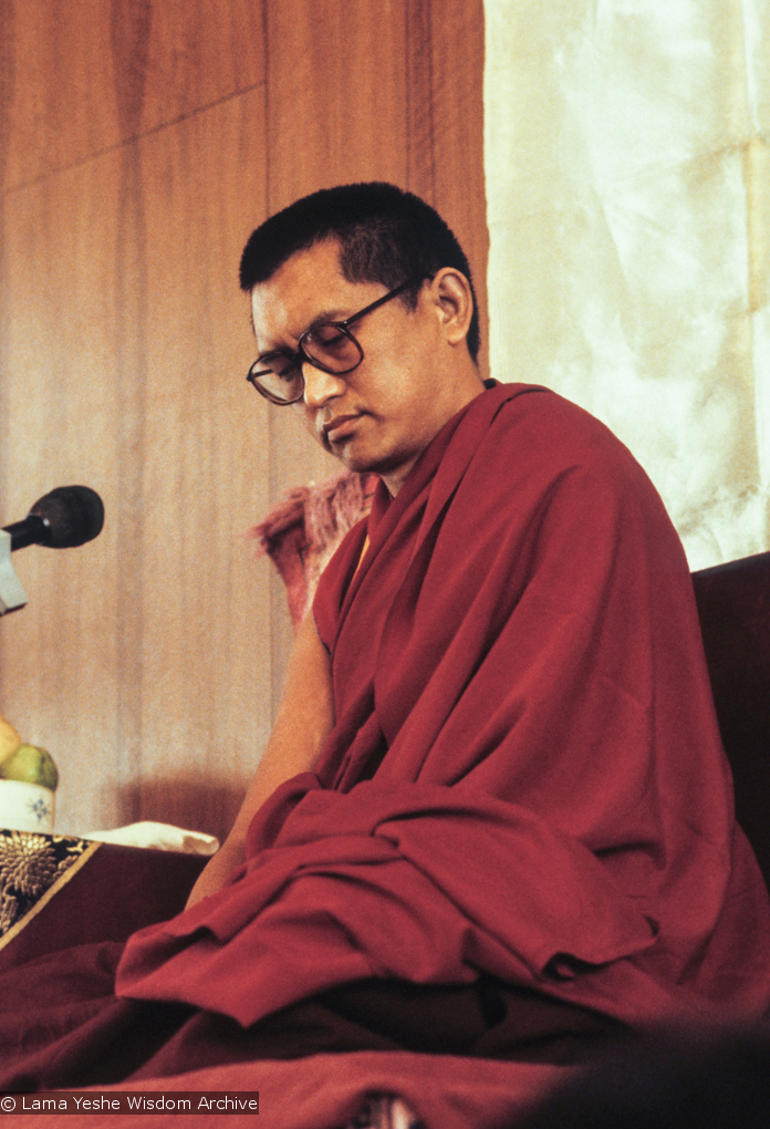 Lama Zopa Rinpoche teaching, 1983
