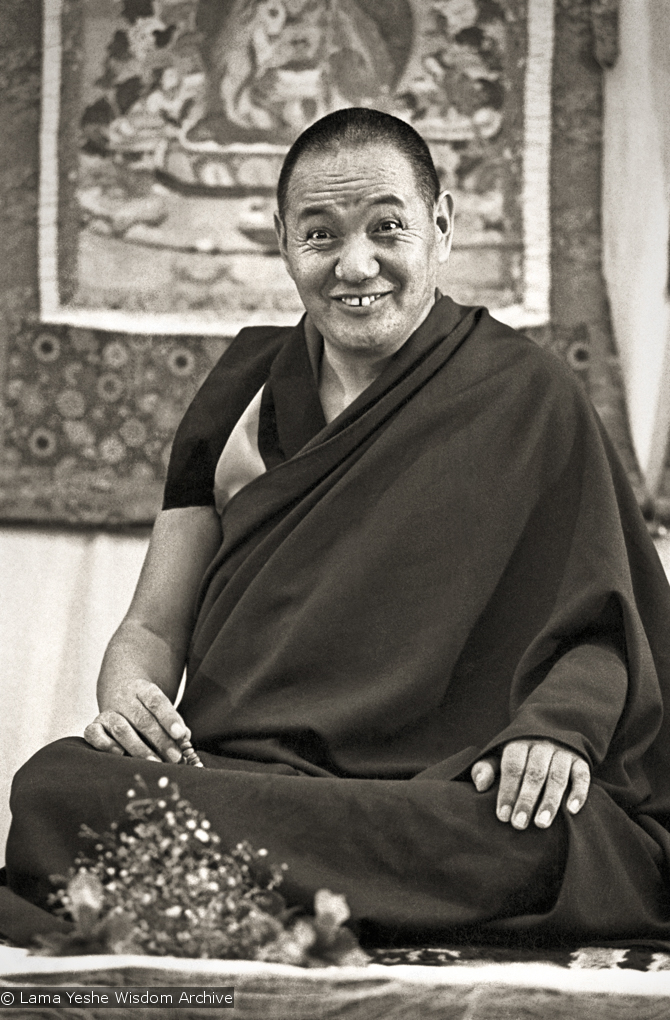 Lama Yeshe, Royal Holloway College, 1975