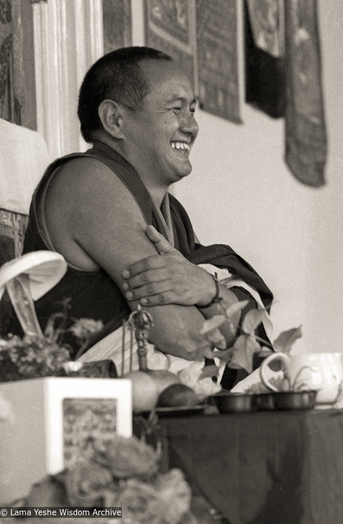 Lama teaching, MI, 1976