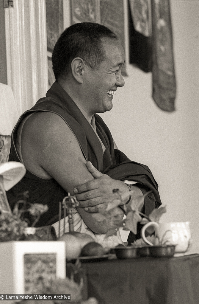 Lama teaching, MI, 1976