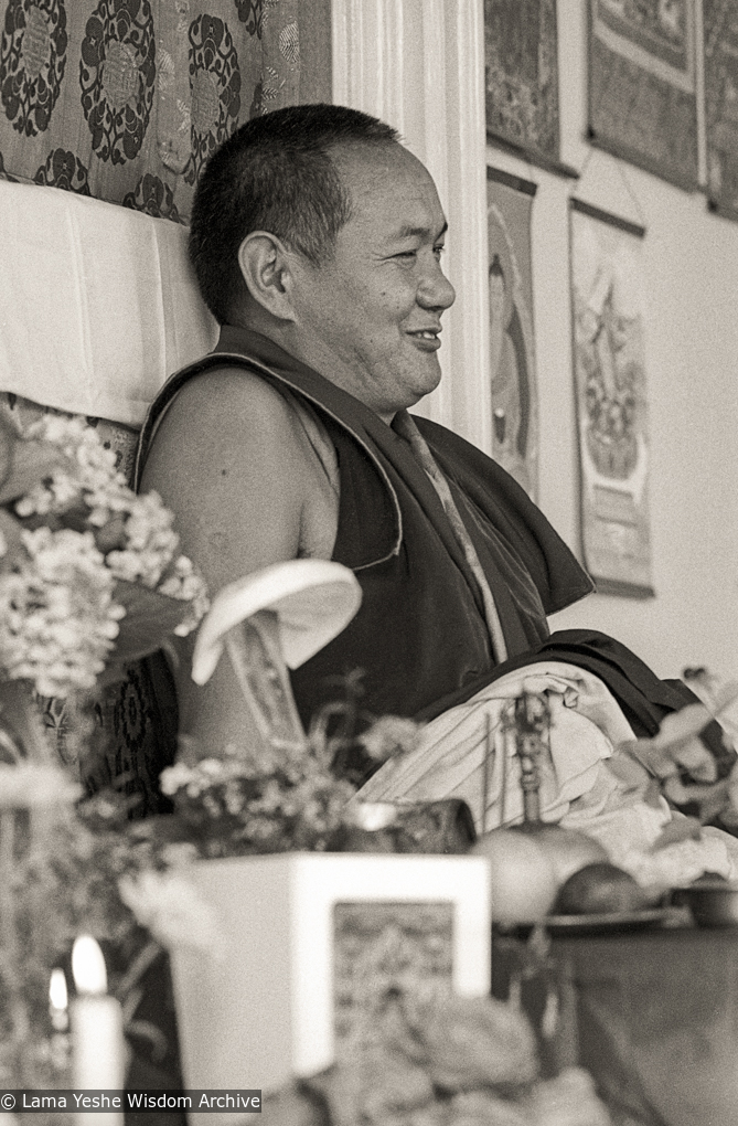 Lama teaching, MI, 1976