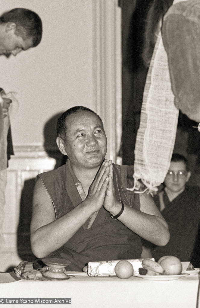 Lama teaching, MI, 1976