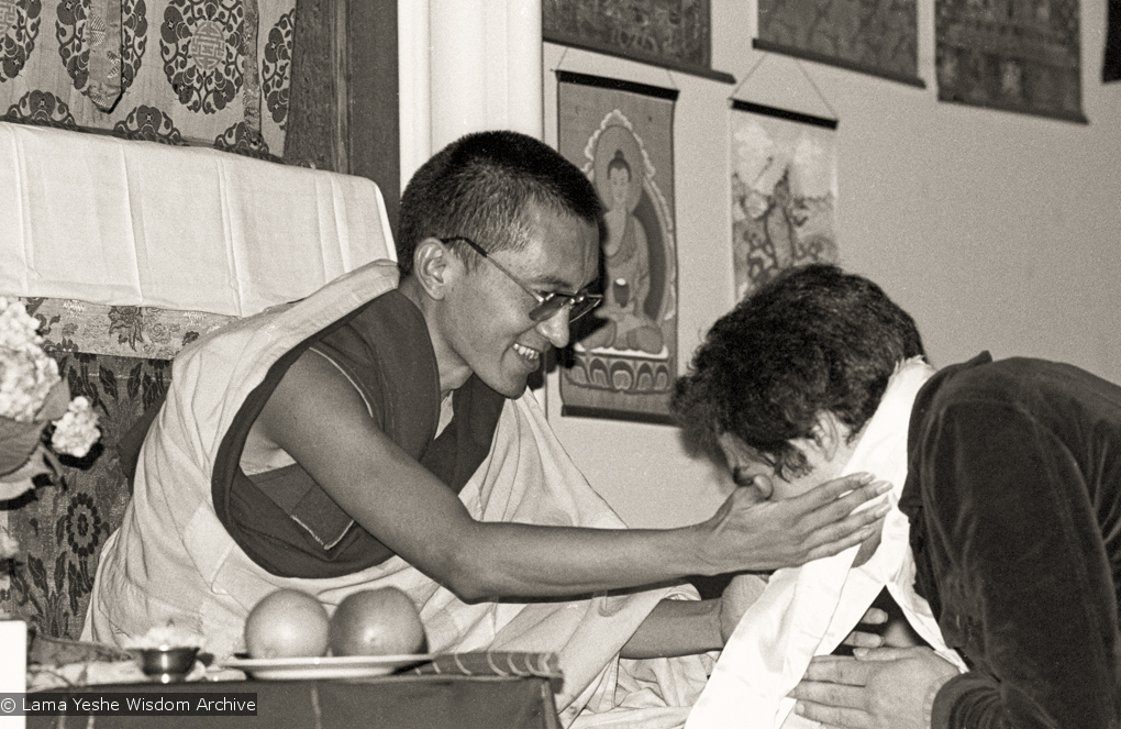 Rinpoche at MI, 1976