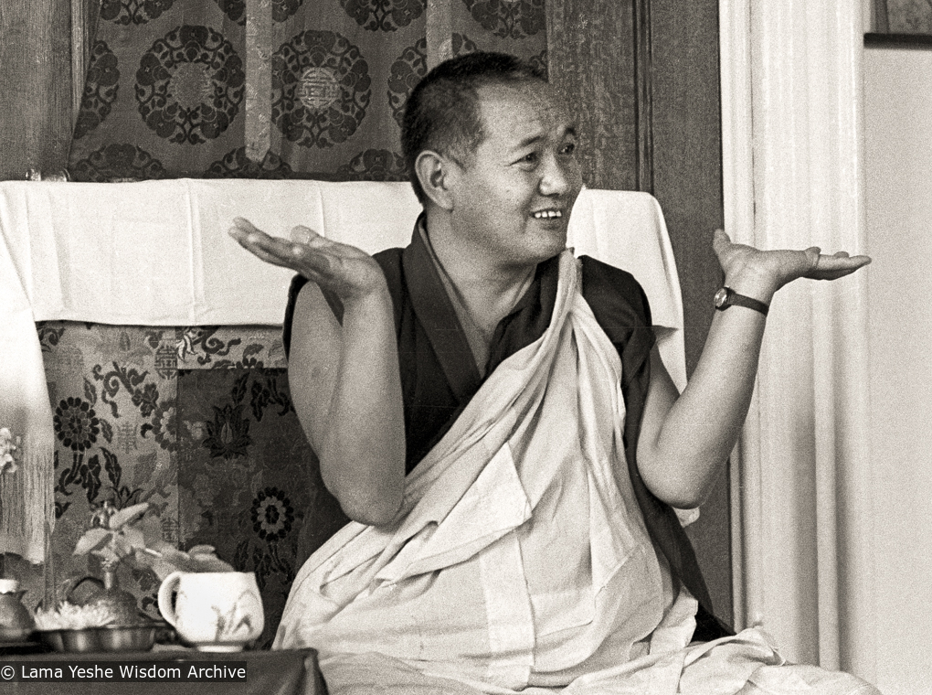 Lama teaching, MI, 1976