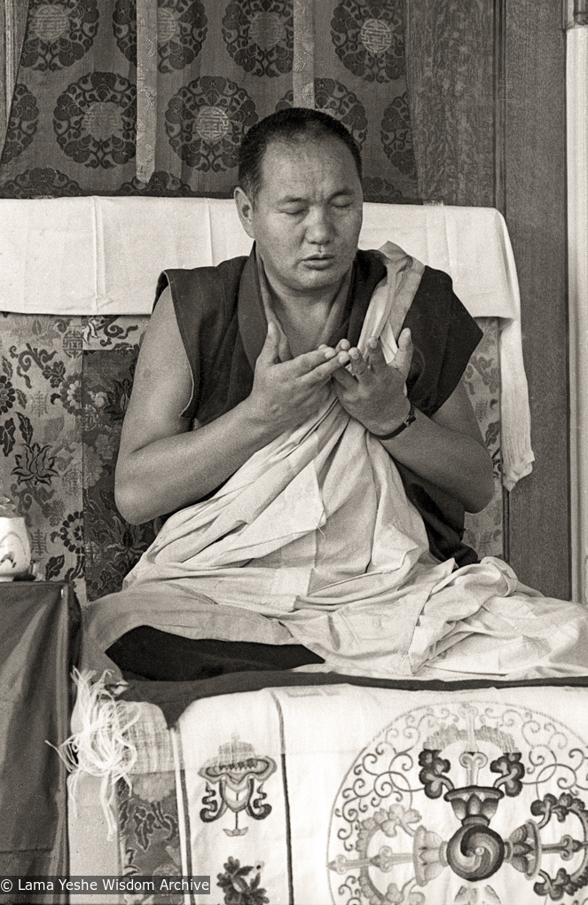 Lama teaching, MI, 1976