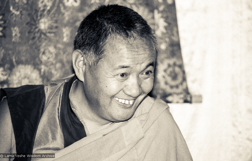 Lama Yeshe teaching at Tushita, 1983