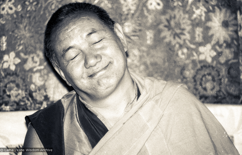 Lama Yeshe teaching at Tushita, 1983