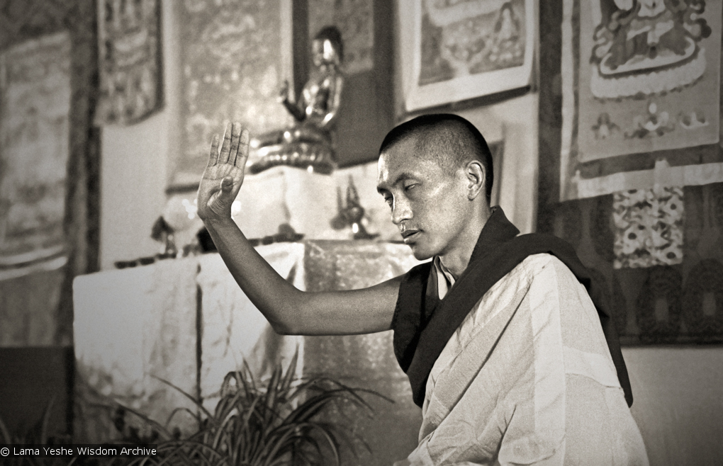 Lama Zopa, Royal Holloway College, 1975