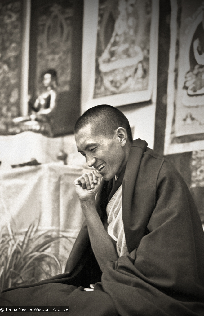 Lama Zopa, Royal Holloway College, 1975