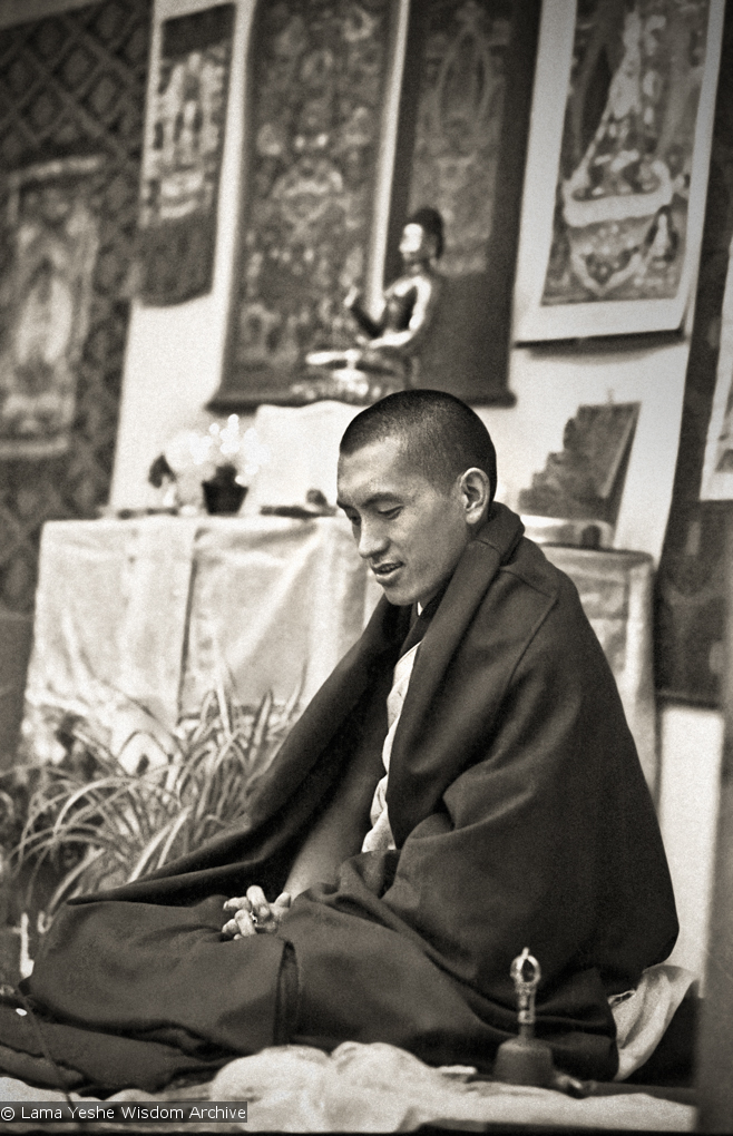 Lama Zopa, Royal Holloway College, 1975