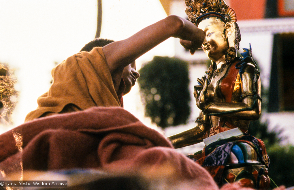 Rinpoche painting Tara, 1976