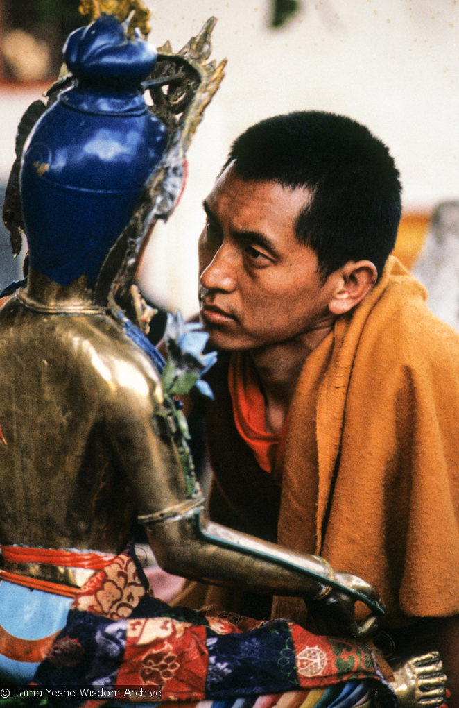 Rinpoche painting Tara, 1976