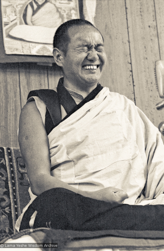 Lama Yeshe, Lake Arrowhead, 1975