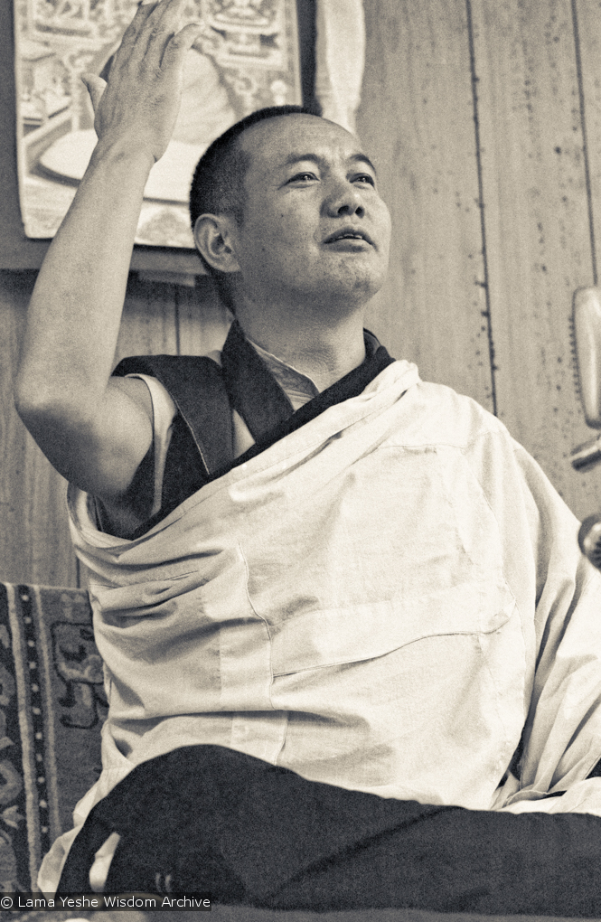 Lama Yeshe, Lake Arrowhead, 1975