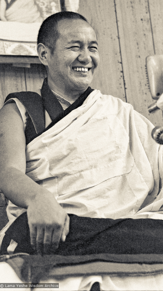 Lama Yeshe, Lake Arrowhead, 1975