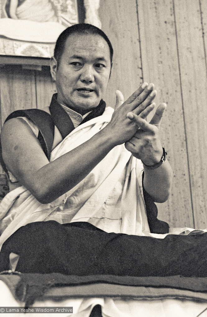 Lama Yeshe, Lake Arrowhead, 1975