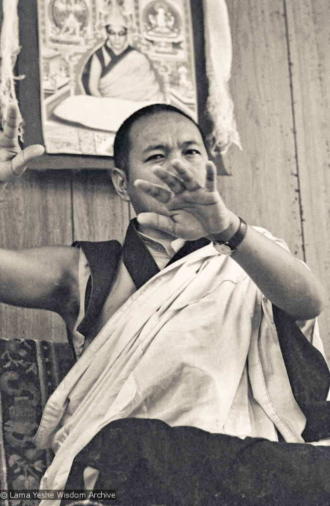 Lama Yeshe, Lake Arrowhead, 1975