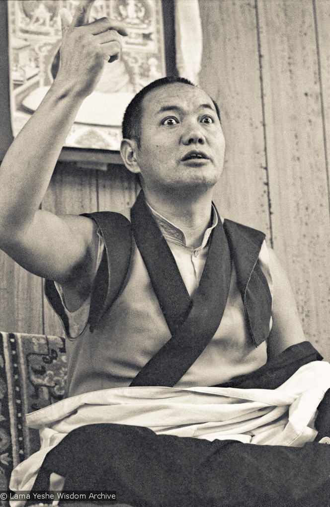 Lama Yeshe, Lake Arrowhead, 1975