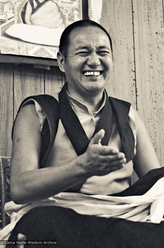Lama Yeshe, Lake Arrowhead, 1975