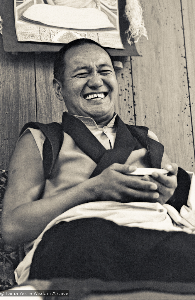 Lama Yeshe, Lake Arrowhead, 1975