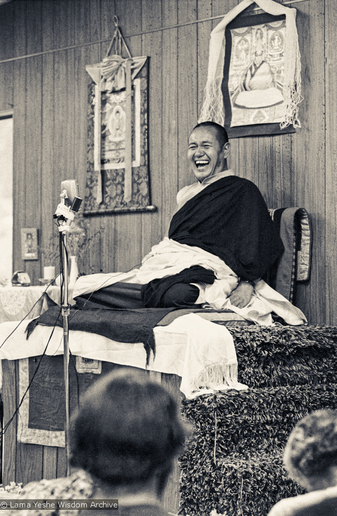 Lama Yeshe, Lake Arrowhead, 1975