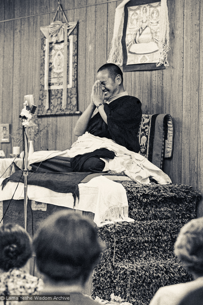 Lama Yeshe, Lake Arrowhead, 1975