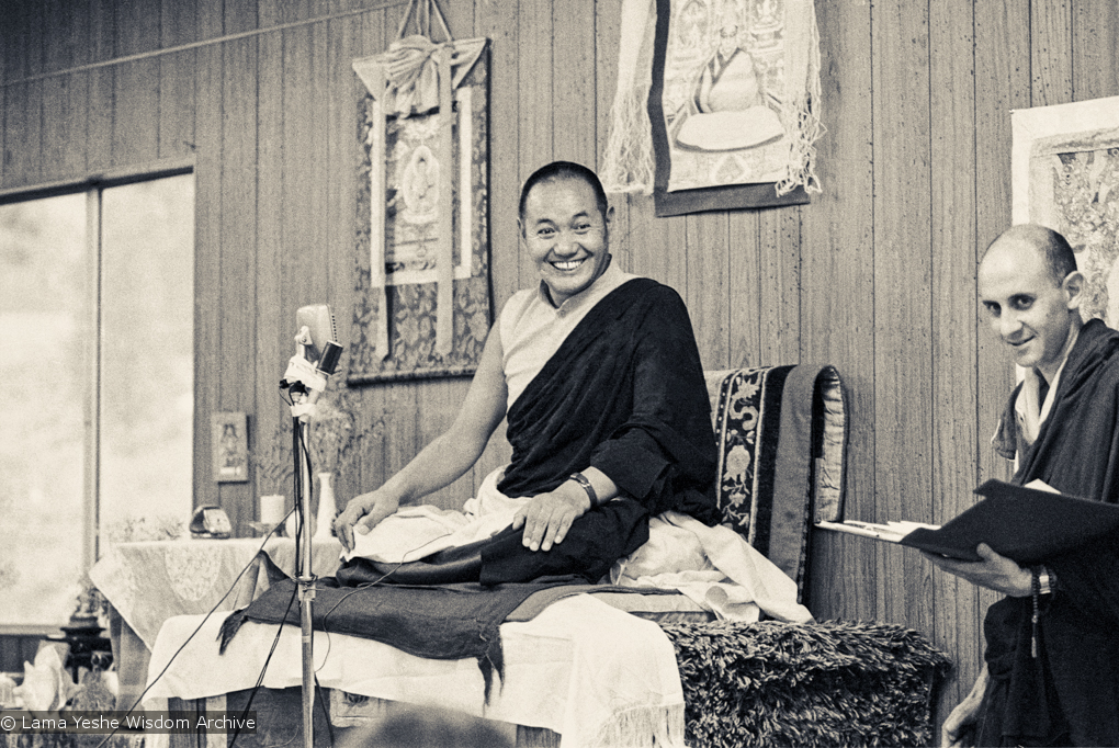 Lama Yeshe, Lake Arrowhead, 1975