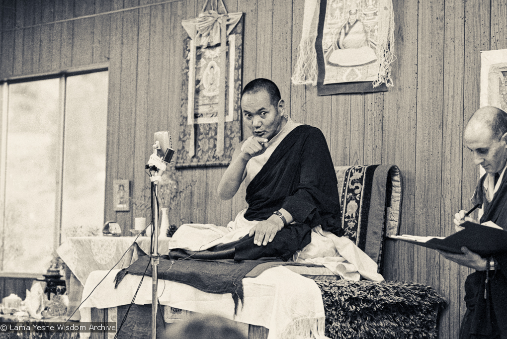 Lama Yeshe, Lake Arrowhead, 1975