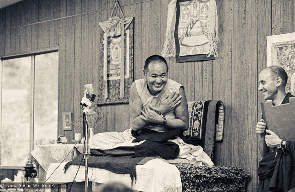Lama Yeshe, Lake Arrowhead, 1975