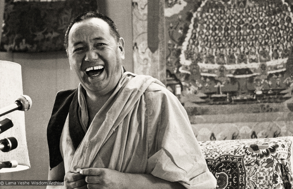 Lama teaching, Yucca Valley, 1977